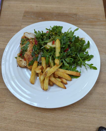 Rosemary and Fennel Chicken with Herby Lemon Dressing