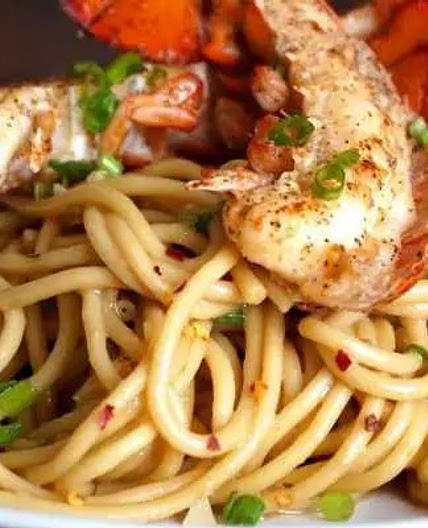 Lobster Garlic Noodles Yard House