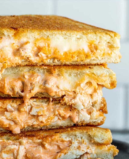 Buffalo Chicken Grilled Cheese Recipe