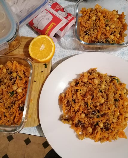 Moroccan quinoa salad