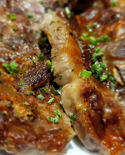 Oven-Baked Pork Neck Steaks