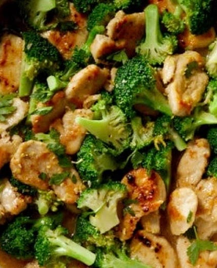 Lemon Chicken with Broccoli 