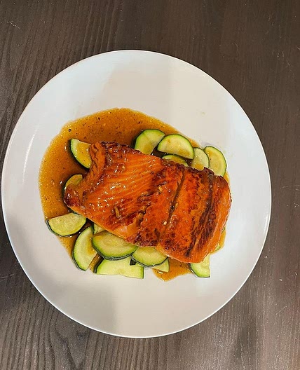 Maple Bourbon Salmon