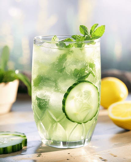 Cucumber Mint Lemonade