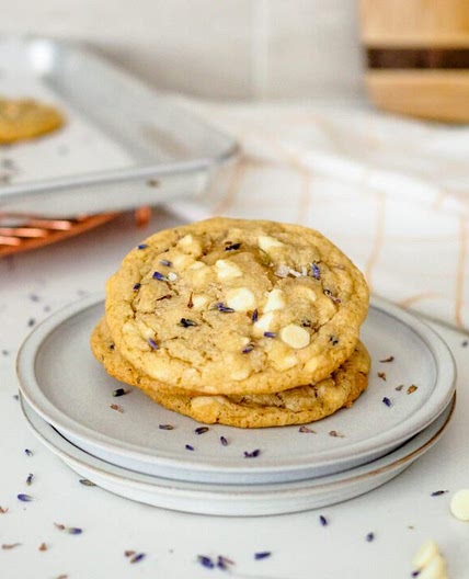 Lavender Chocolate Chip Cookies