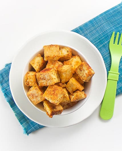 Baked Seasoned Tofu Nuggets for Baby & Toddler - Baby Foode