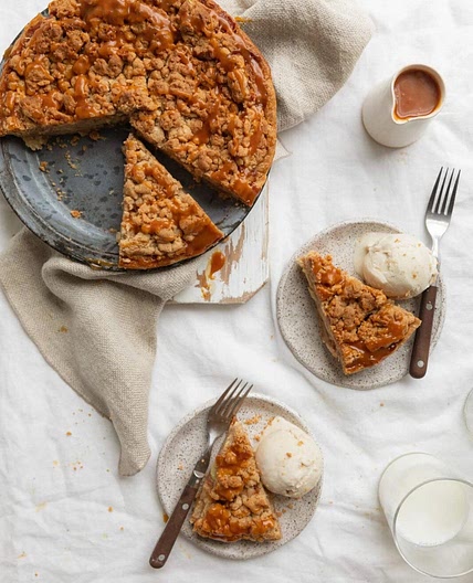 Dutch caramels apple pie 