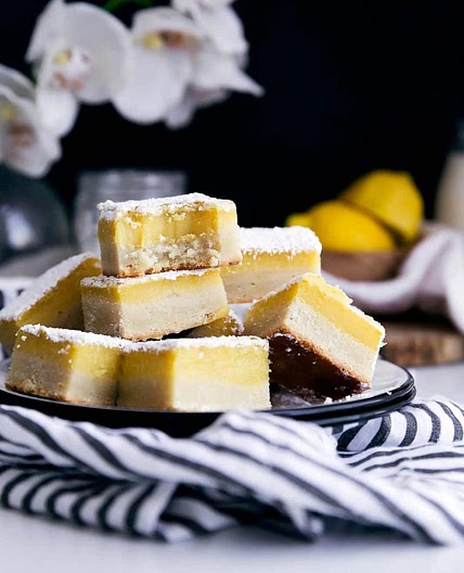 Ginger lemon bars