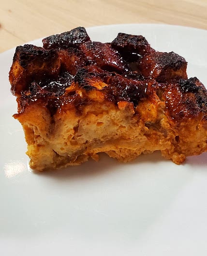 Kimchi Bread Pudding