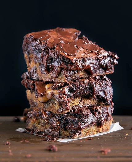 Chocolate chip cookie brownies 