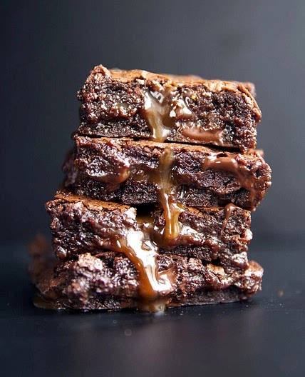 Salted caramel brownies 