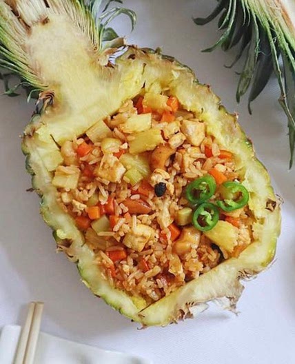 Pineapple fried rice pure diet