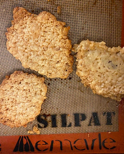 Parmesan cheese crackers