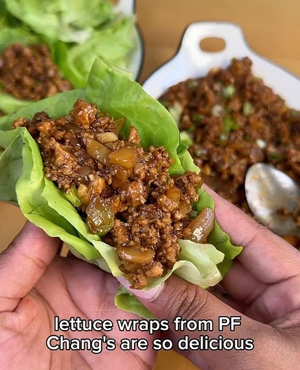 PF. Chang’s Lettuce Wraps Recipe 👇🏾 I love these so much and I ea