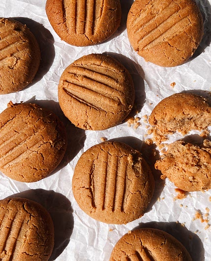 Three Ingredient Peanut Butter Cookies