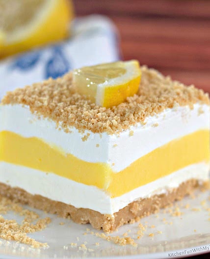 No Bake Lemon Lasagna