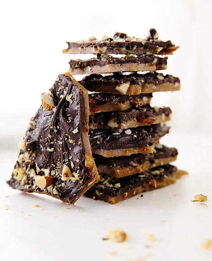 English toffee bark