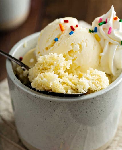 Vanilla Mug Cake Recipe