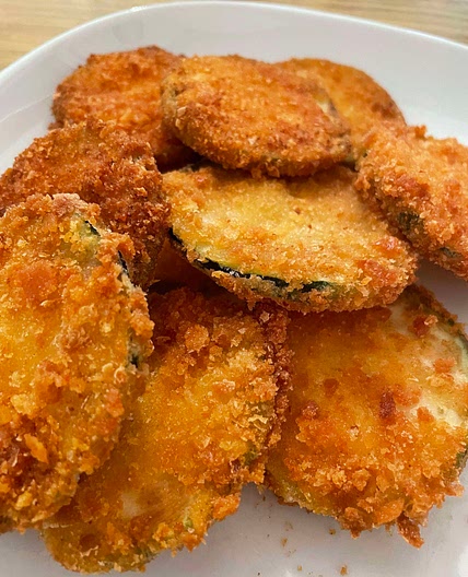 Panierte Zucchini