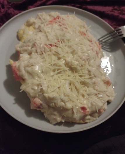 Crab omelet