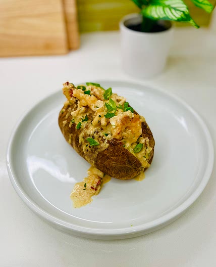 Seafood Baked Potato 