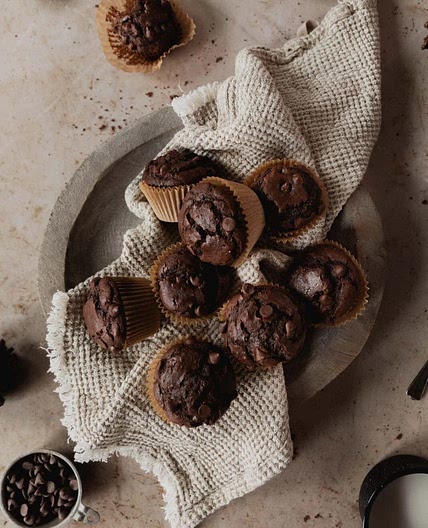 Double chocolate muffins 