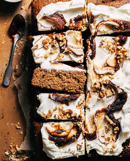 Apple butter spice cake 