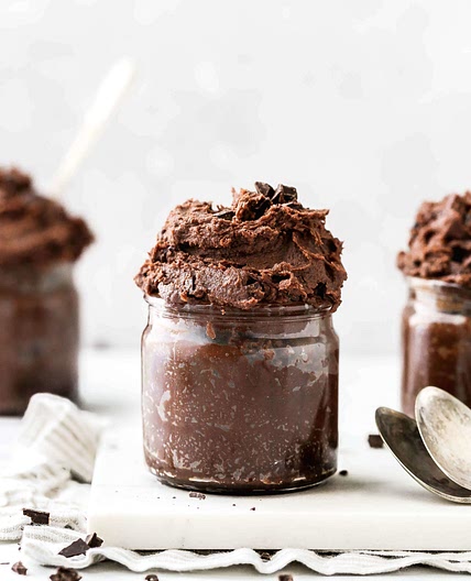 Edible brownie batter cookie dough 
