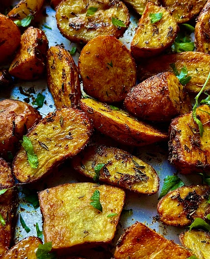 Crispy spiced Red Potatoes 
