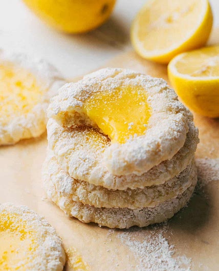Lemon bar butter cookies