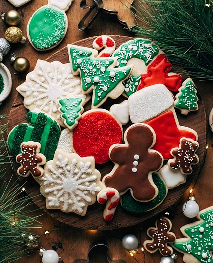 Cut out sugar cookies 