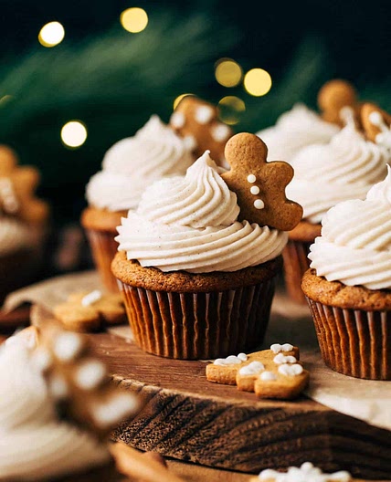 Gingerbread cupcakes 