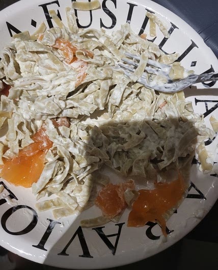 Summer Salmon And Cream Cheese Pasta
