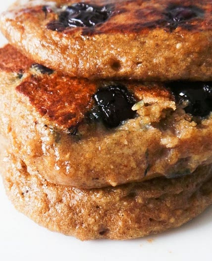 Blueberry Banana Oatmeal Pancakes Recipe