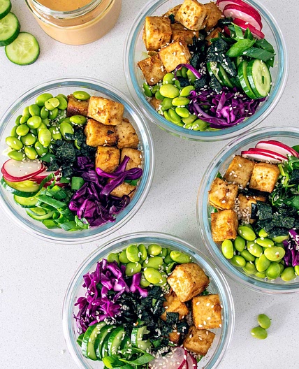 Tofu Poke Bowl Meal-Prep