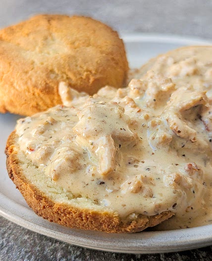 Keto Biscuits and Gravy