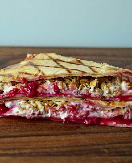 Summer raspberry wrap