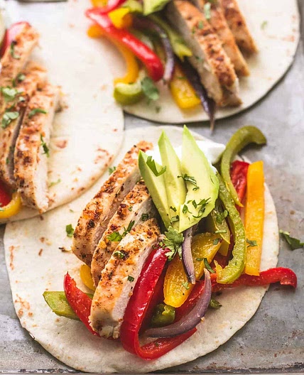 Sheet Pan Chicken Fajitas