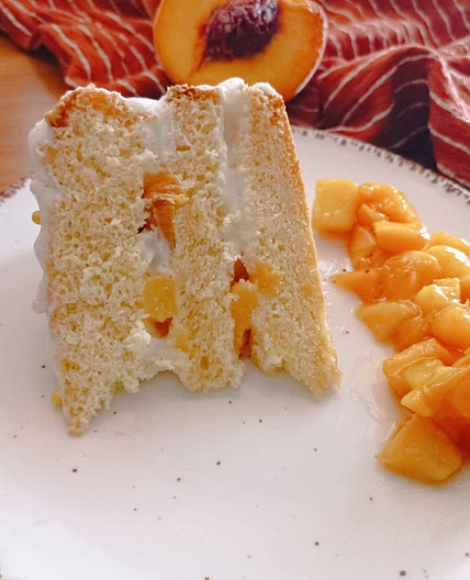 Peaches And Cream Cake