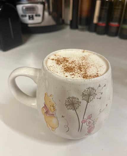 Fall is in the Air (PSL with Vanilla Sweet Cream Cold Foam) 