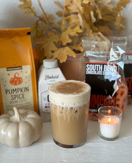 World Market Pumpkin Iced Coffee
