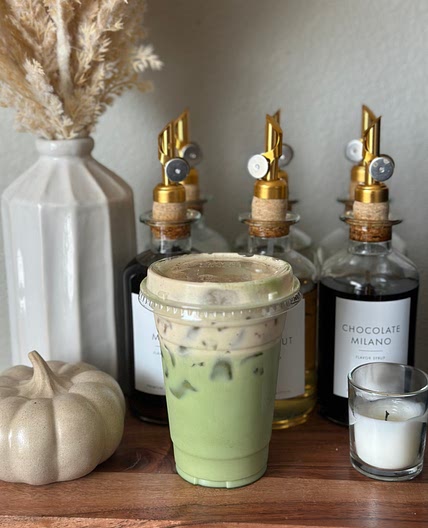 Pumpkin Pie Matcha Latte