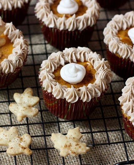 Pumpkin Pie Cupcakes