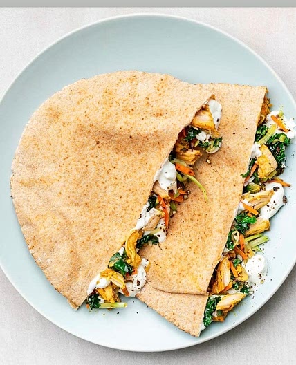 Chicken Shawarma Pitas