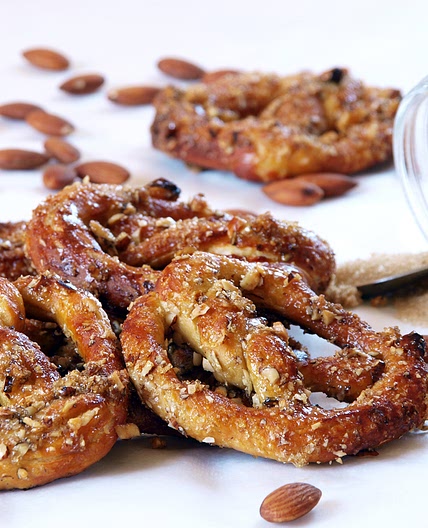 Almond Toffee Pretzels