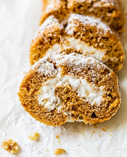 Pumpkin Roll, Lightened Up