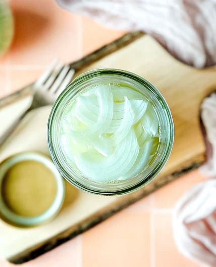 Quick Pickled White Onions