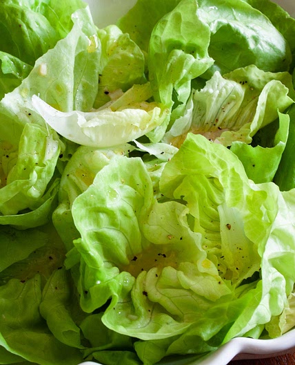 Butter Lettuce Salad with Shallots Vinaigrette