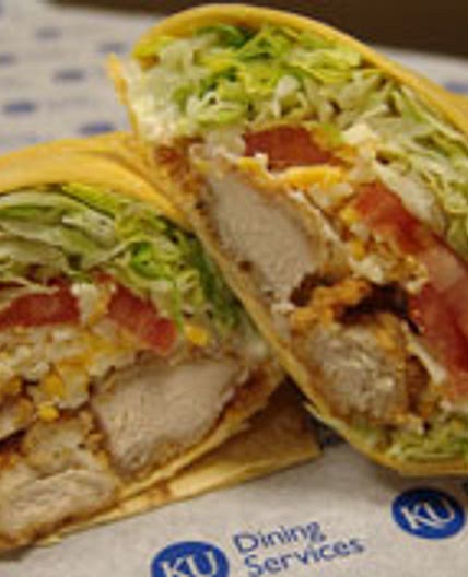 Crunchy Chicken Cheddar Wrap
