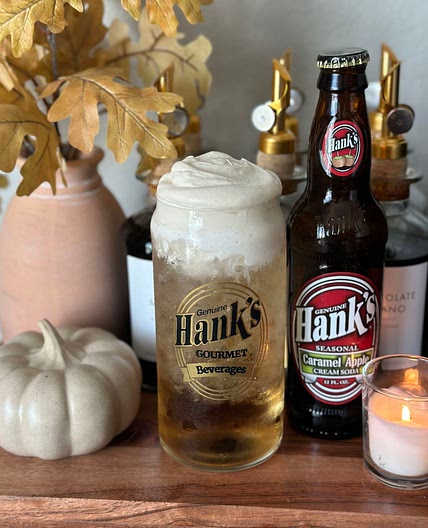 Caramel Apple Soda w/ Caramel Whip